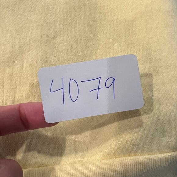 ADIDAS Men's Studio Lounge Fleece Hoodie Size 2XL In Almost Yellow - Picture 10 of 10